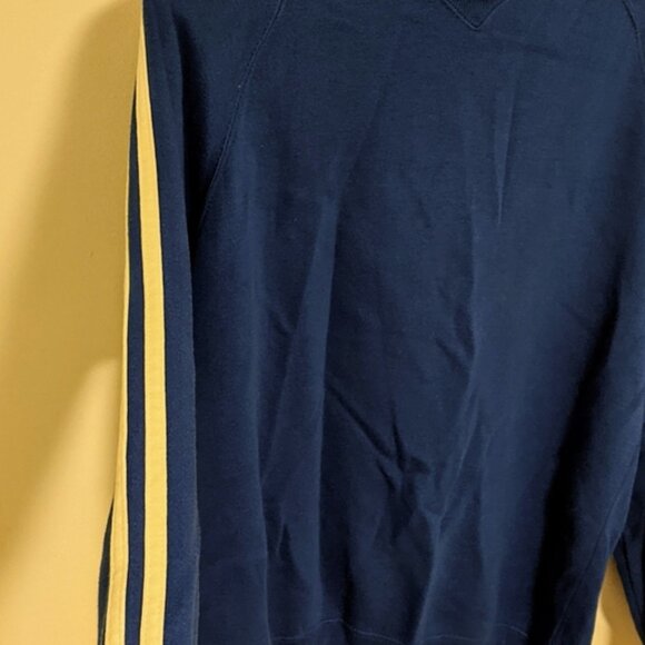 Blue Medium Sweater with White Stripes - Picture 2 of 5